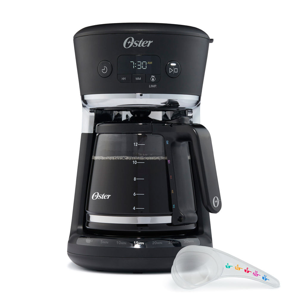 Cafetera Oster BVSTRF100 de 12 tazas Negro