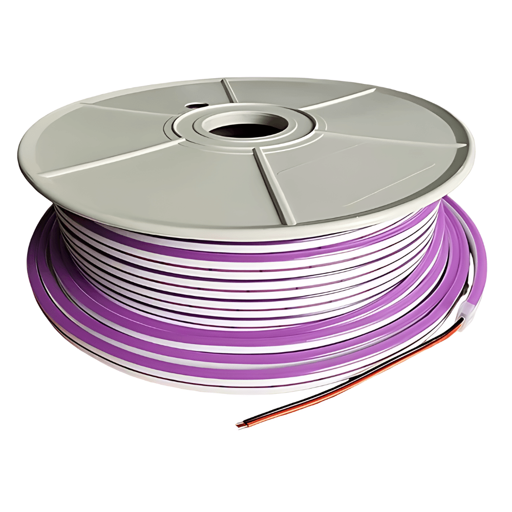 Cinta Led Neon Flexible Lila Rollo de  50 metros 12v