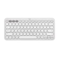 Teclado Logitech Pebble Keys 2 K380S Bluetooth Blanco