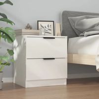 Velador Moderno Tokisaki Blanco R&R MUEBLES