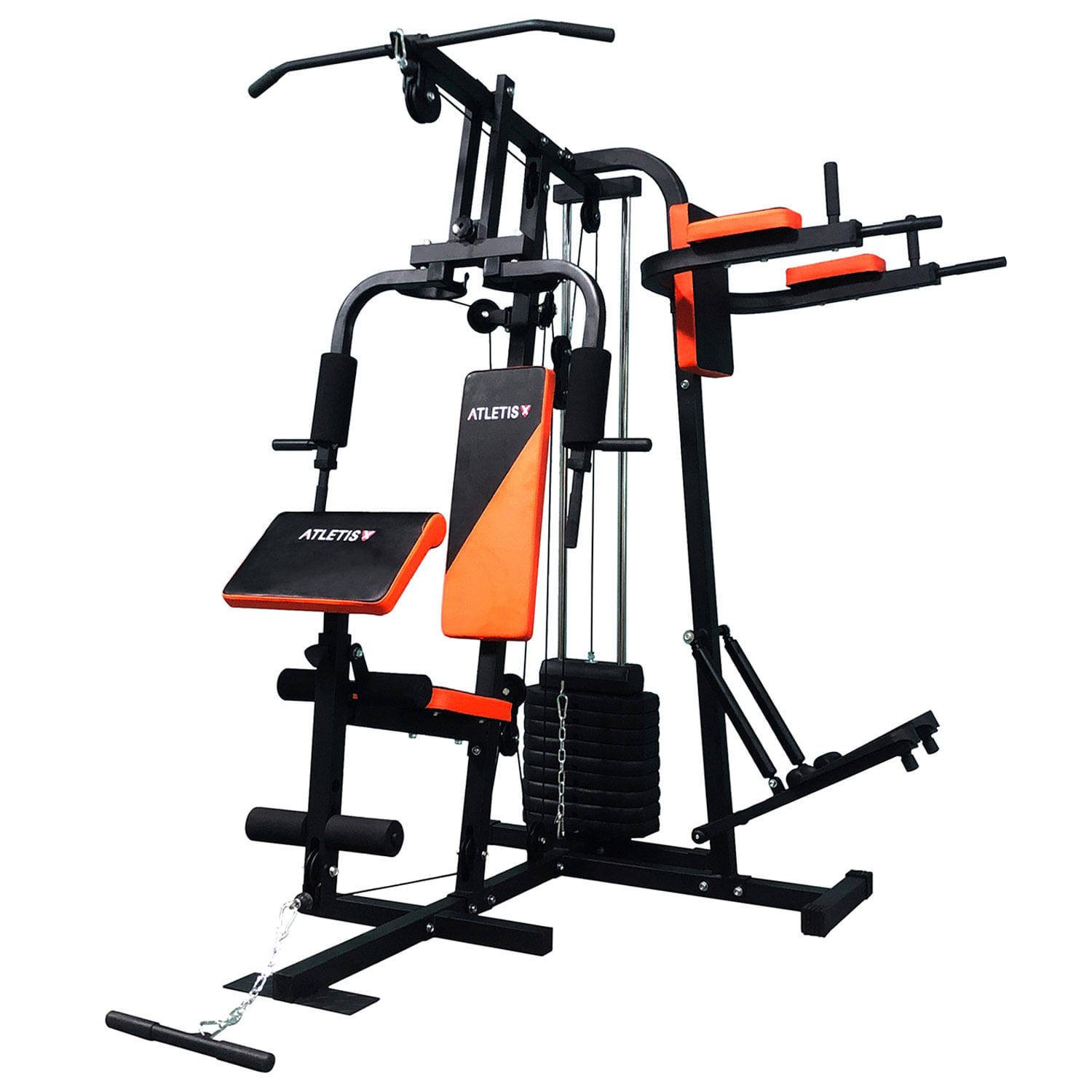 Home gym Atletis 2 estaciones TF-7002 100 lb Gris