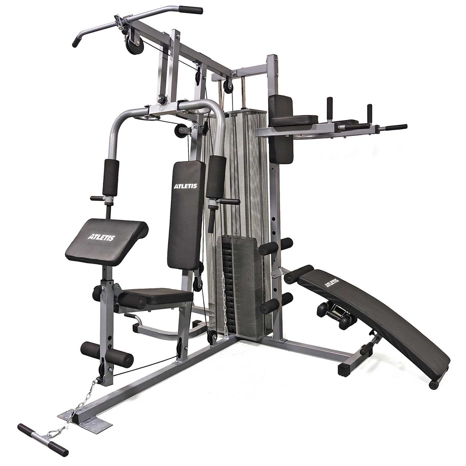 Home gym Atletis  tres estaciones TF-7005A Gris