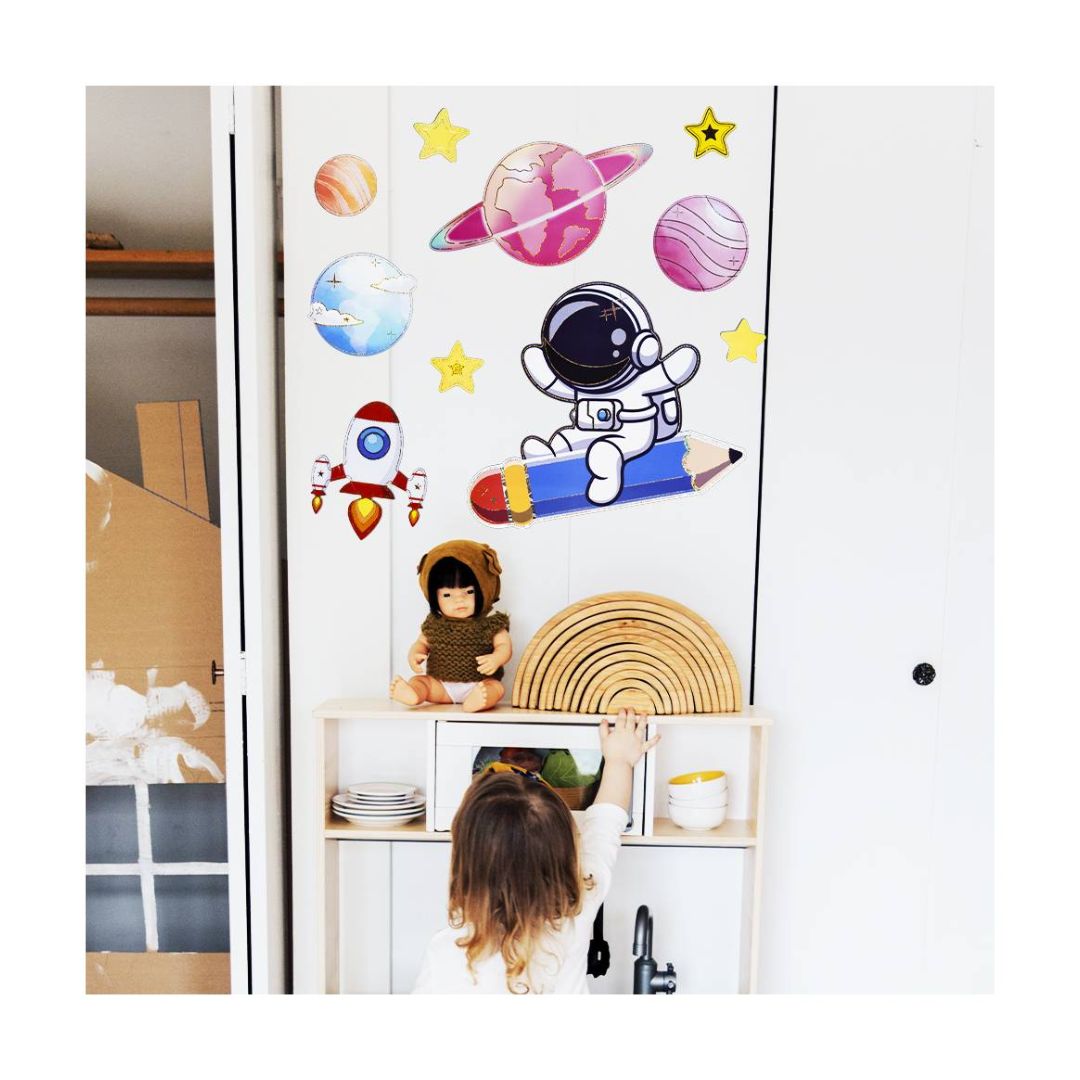 Pegatina Infantil Astronauta 3D 60X30cm
