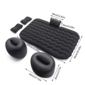 COLCHON INFLABLE NEGRO PARA AUTO