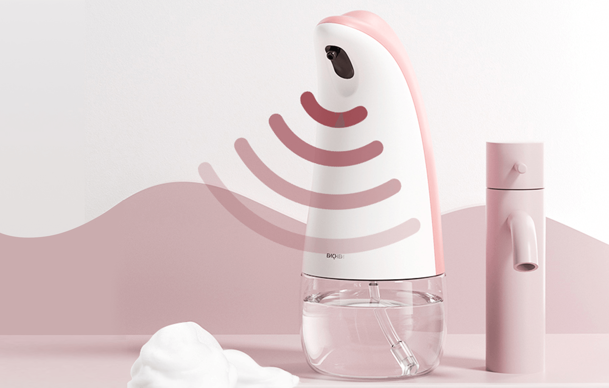 Dispensador de Jabón Automático ENCHEN COCO 2 - Rosado