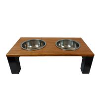 Comedero Para Mascota Modelo Elegante Negro