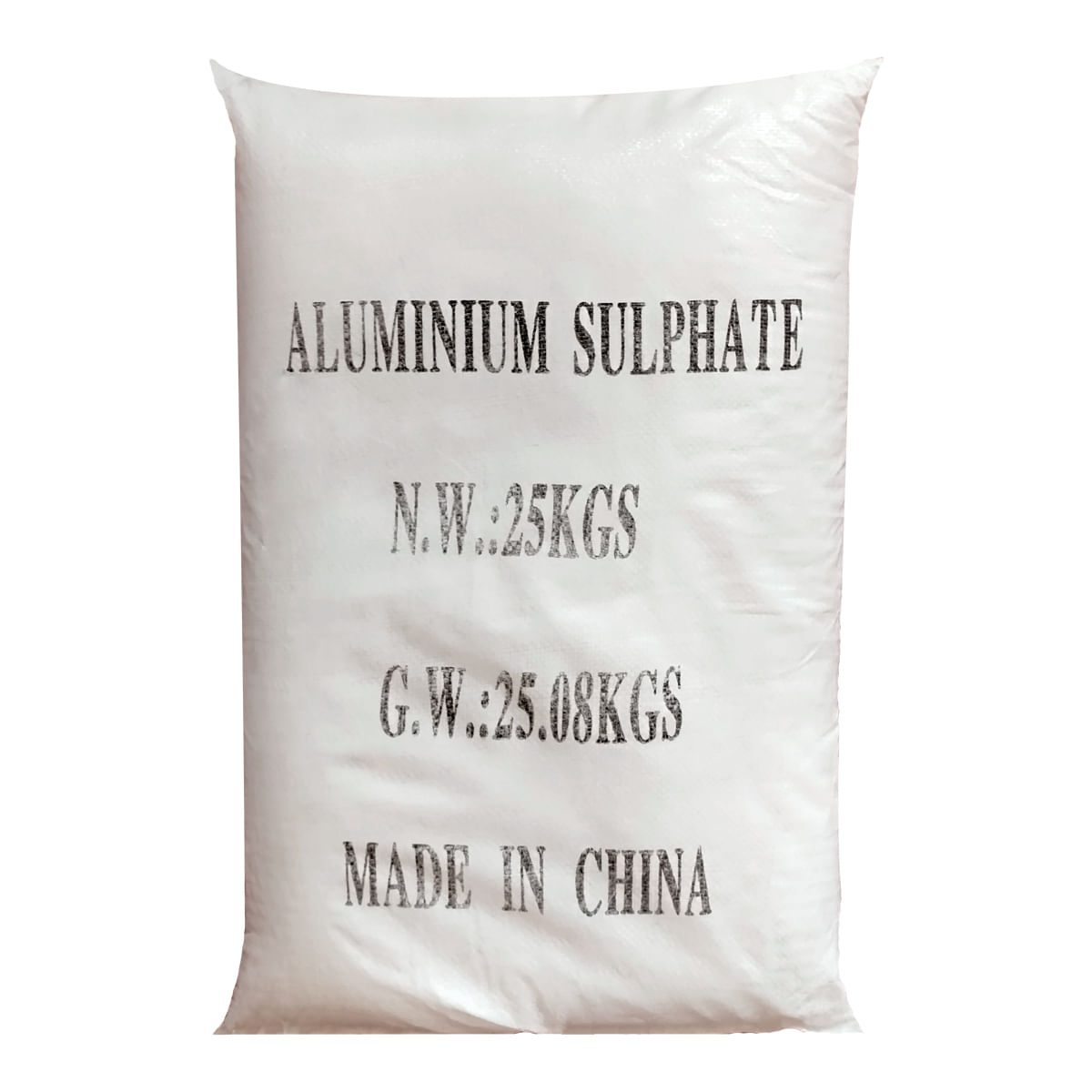 Sulfato de Aluminio en saco de 25kg