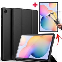 Funda Smart Case + Mica Vidrio para Samsung Tab S6 Lite 10.4 2022/2023
