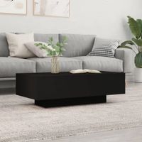 Mesa de Centro Moderna Ritsu Negro R&R MUEBLES