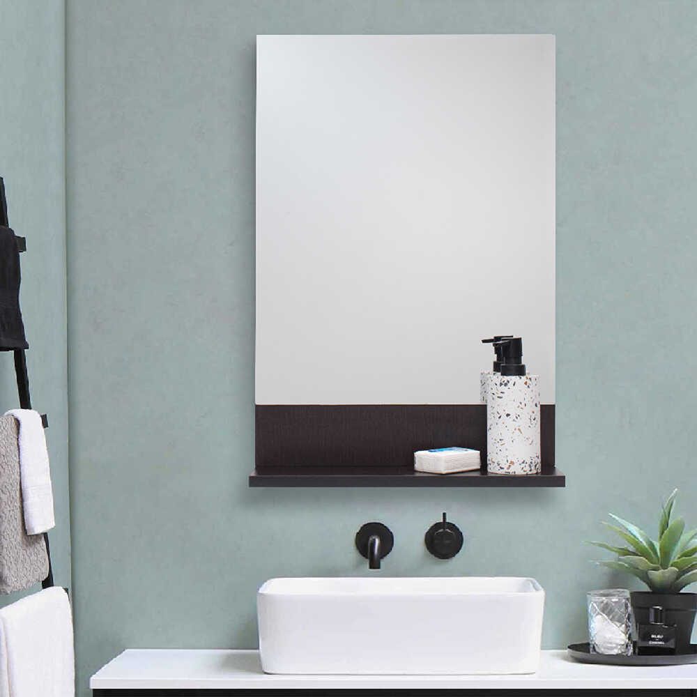 Gabinete Melamina Bianely Reggina Wengue de 1 Puerta