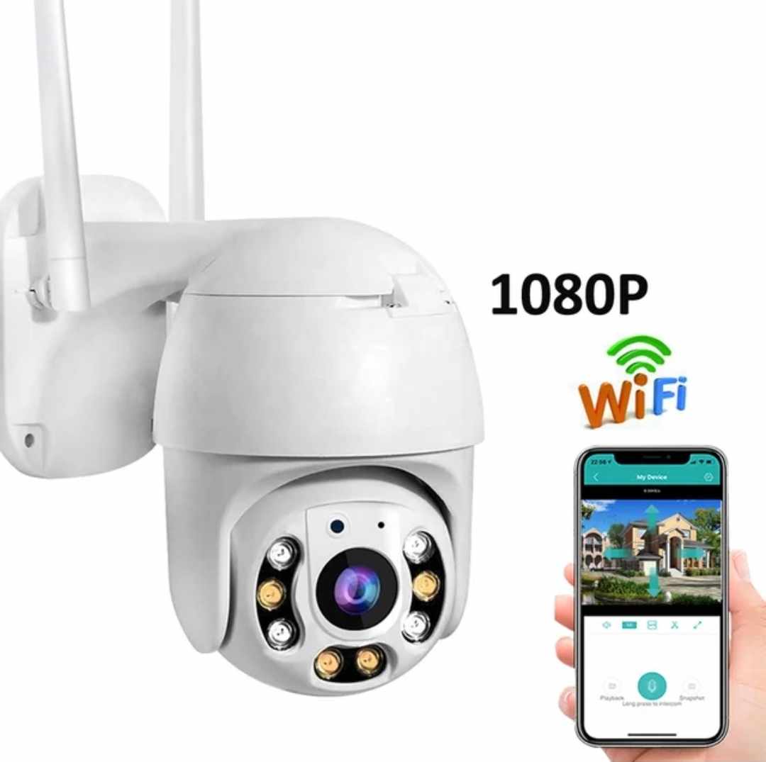 Camara Seguridad IP Full HD Exterior WiFi Sensor Movimiento Model-02