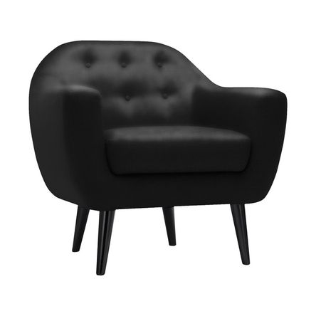 Sillon Diyoza Mavisac Color Negro - Ultra Cuero