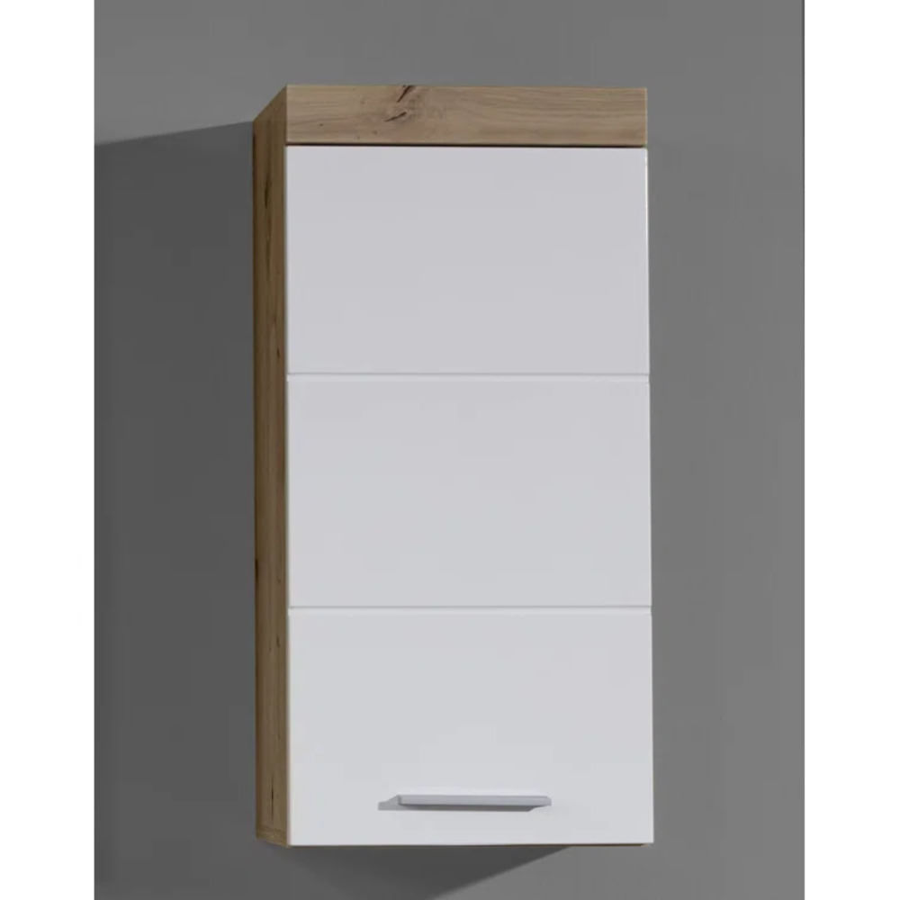 Mueble de Baño Morderno Tachibana Coleccion Himari Blanco y Marron R&R MUEBLES