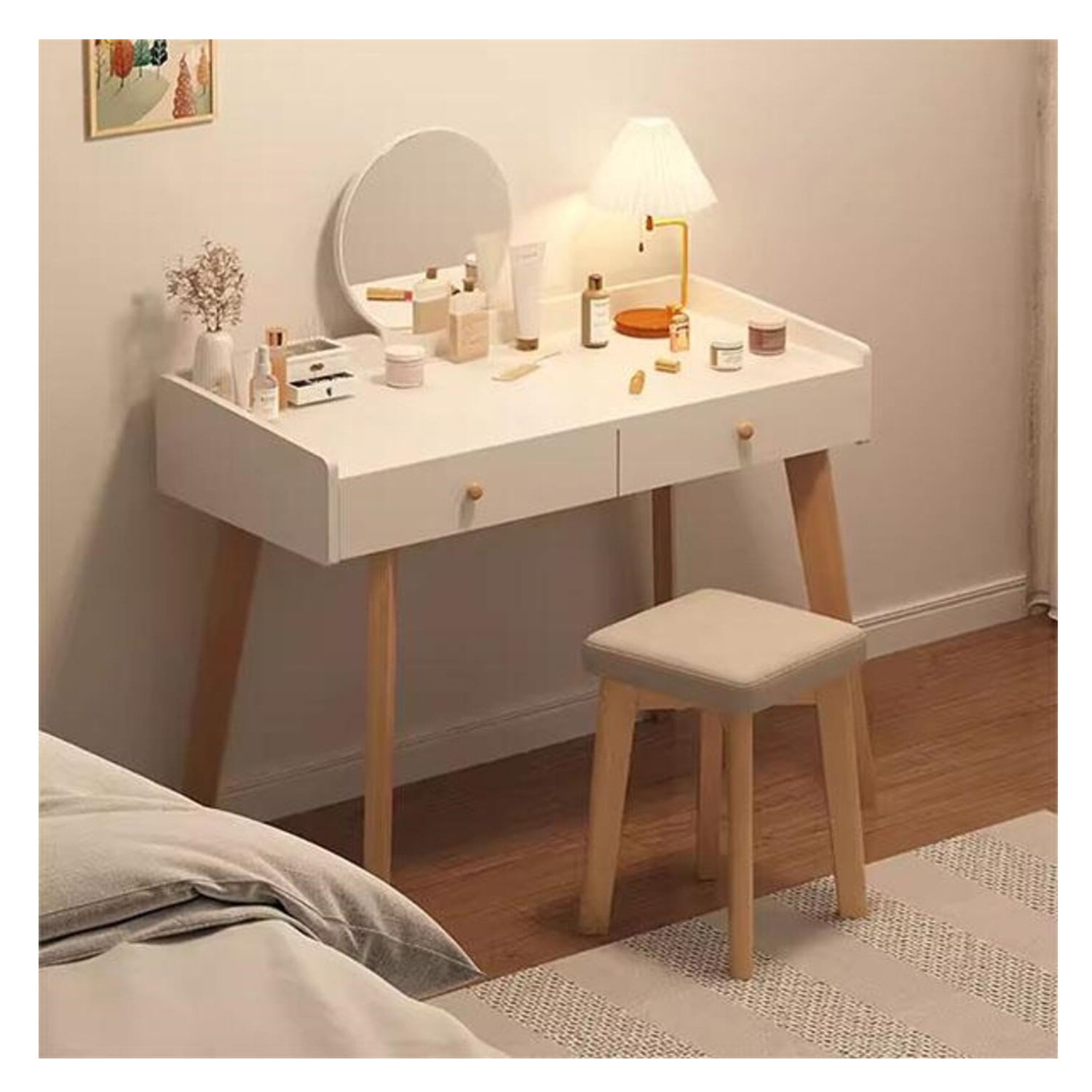 Tocador Vintage Lima Blanco R&R MUEBLES