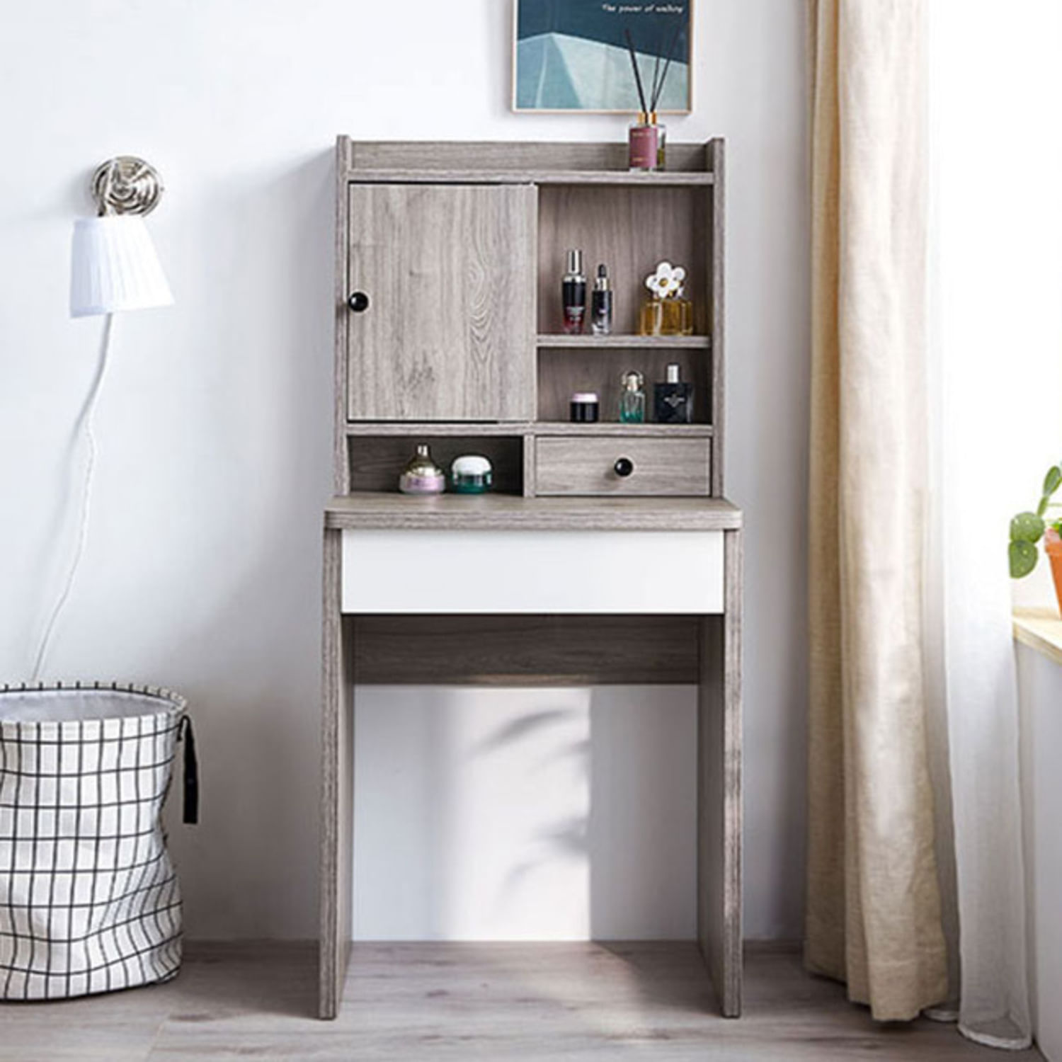 Tocador Compacto Moderno Averill Marrón R&R MUEBLES