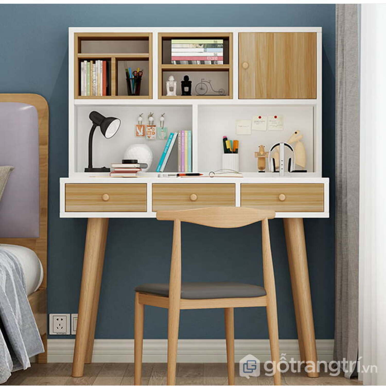 Escritorio Vintage Juanji Blanco R&R MUEBLES