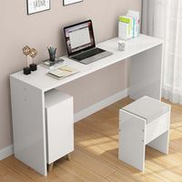 Escritorio Moderno con Banqueta June Blanco R&R MUEBLES