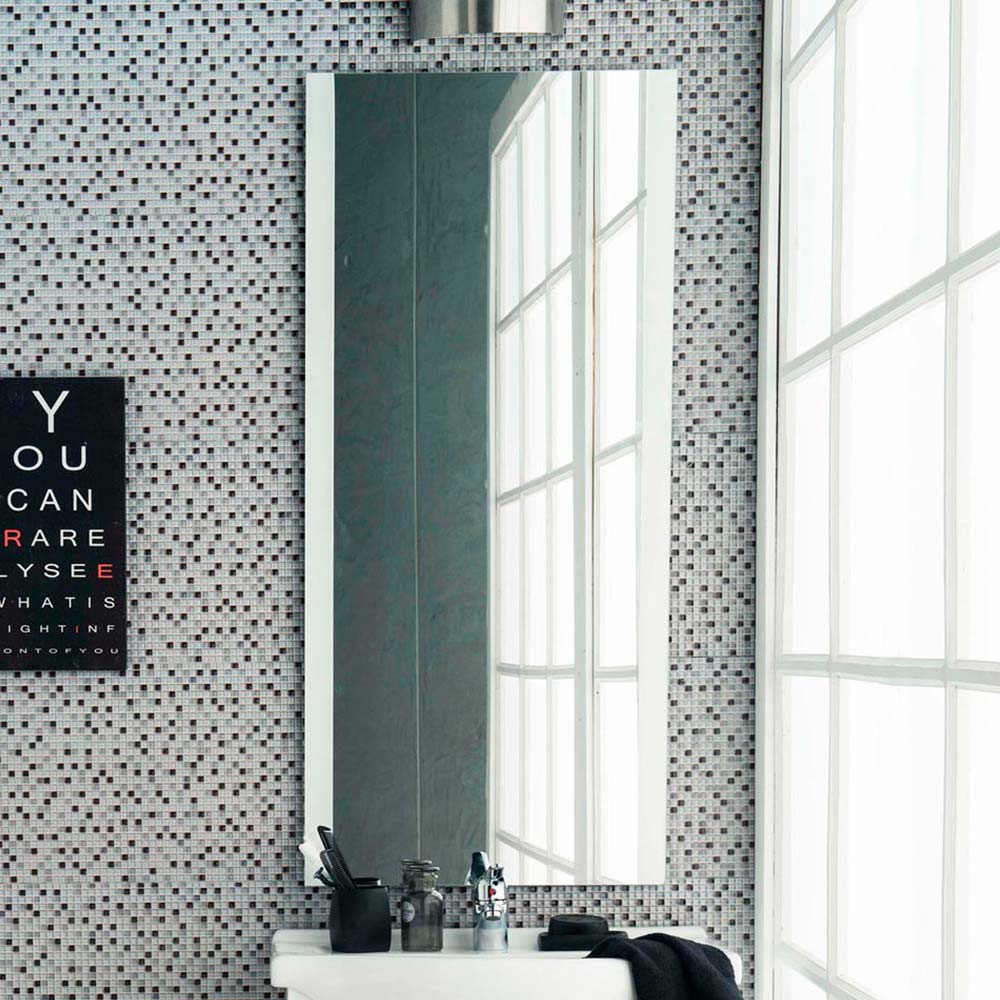 Espejo de Baño Vidrio Zaga Minimalista 110x50cm