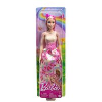 Muñeca Barbie Fantsia Vestido De Ensueño Rosa