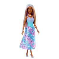 Muñeca Barbie Fantsia Vestido De Ensueño Azul