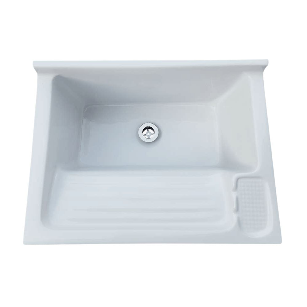 Lavadero Fibra De Vidrio 60x45cm con Ángulos Future Marble