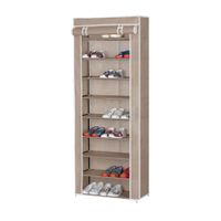 Zapatera Organizador de Zapatos Orange Marrón de Plástico Capacidad 18 Pares