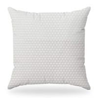 Cojín Decorativo Orange Honeycumb Perla 45x45cm Blanco Brillante
