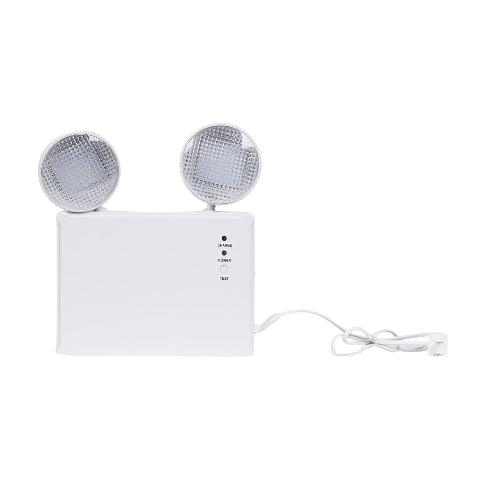 Lámpara de emergencia Werken de 2 luces 2.4w Pack x 2 unidades Promart