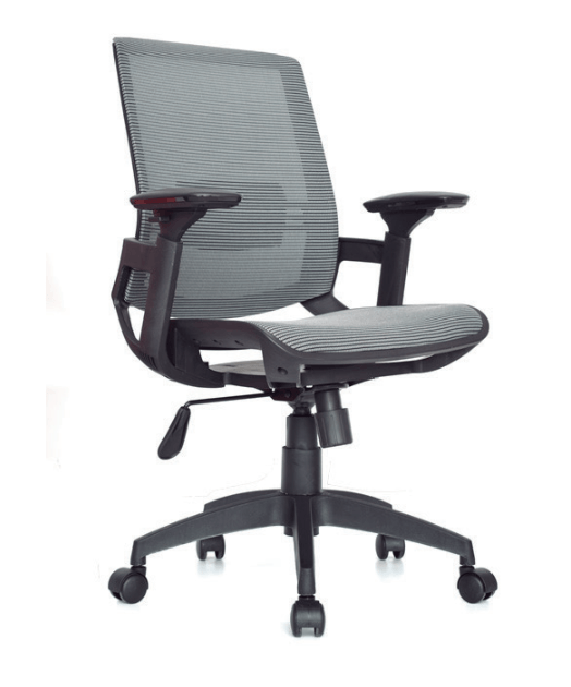 Silla De Escritorio Giratoria Linea Inter Holanda Ofideas Color Gris