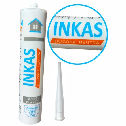 Silicona Neutra 300ml Exterior Aluminio Vidrios Juntas Antihongos PVC ...