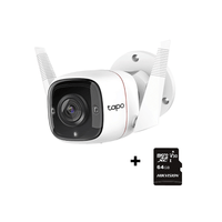 Cámara de seguridad TP-Link para exteriores Tapo C310 2k  Micro SD 64GB