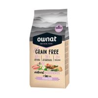 Alimento Ownat Just Libre de Granos Gatos Esterilizados 3kg