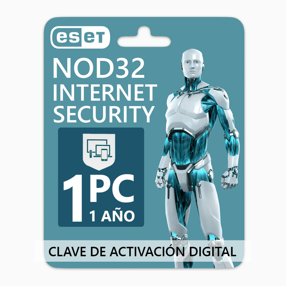 Antivirus ESET NOD32 Internet Security 1PC 1 Año