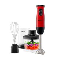 Batidora De Inmersión Oster FPSTHB460A  1 velocidad  Turbo Rojo