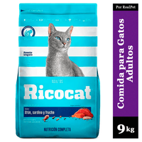 Comida para Gato Adulto Ricocat Atún Sardina y Trucha 9 kg