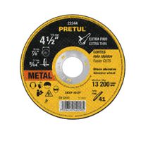 Disco de corte metálico 14-1/2"" x 1.2 mm corte fino, pretul