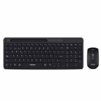 Kit Teclado y Mouse Micronics Quantum MIC WT813 Negro Inalámbrico