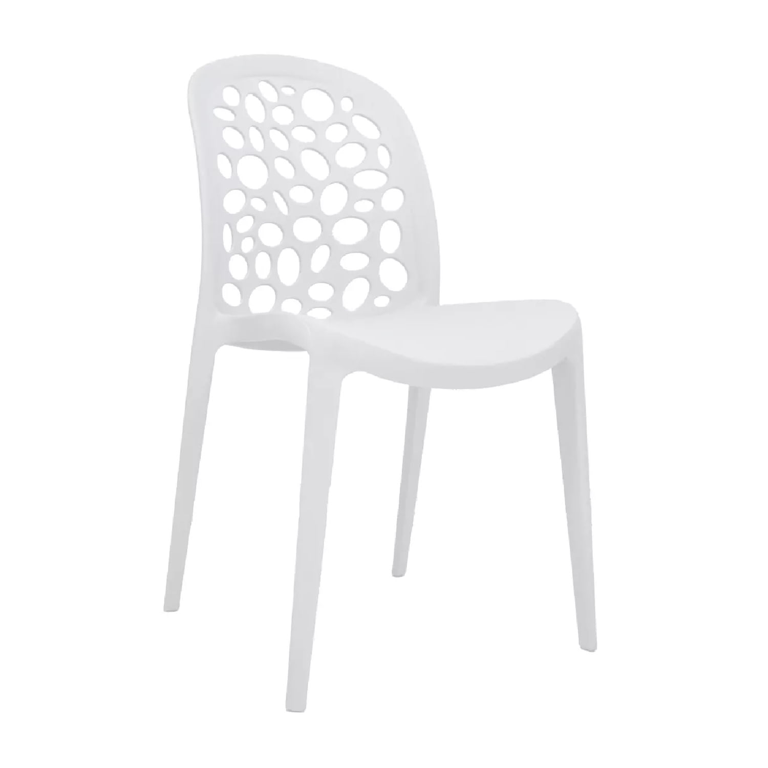 Silla de Diseño Burbuja Blanco MobelArt