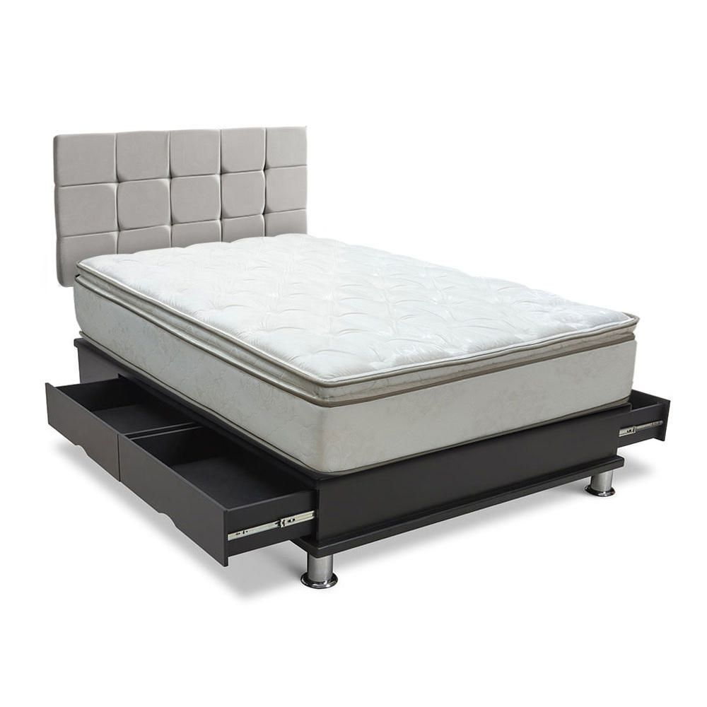 Dormitorio Cuadros Pocket 5 Estrellas 1.5 Plazas Gris