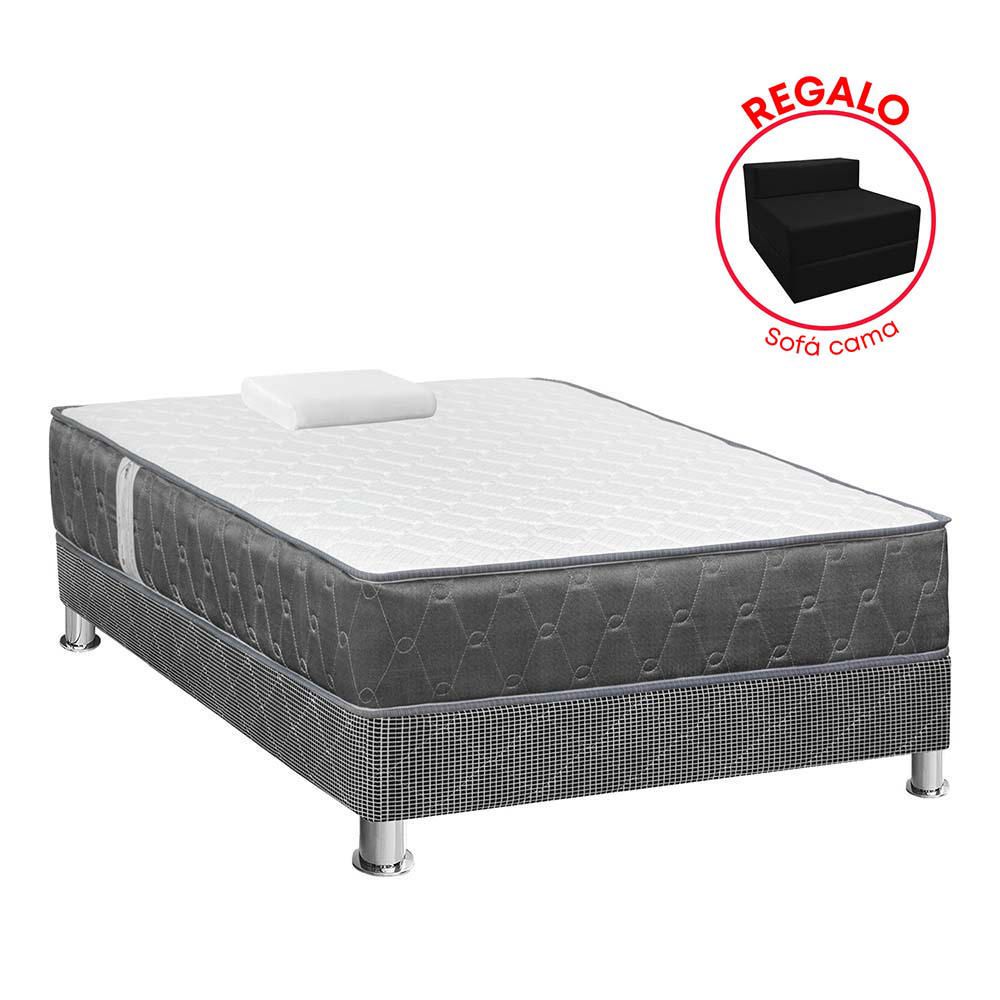 Cama Americana Acqua 1.5 Plazas + Sofá Cama