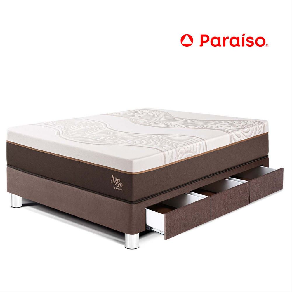 Cama con Cajones Royal Abrazzo 1.5 Plazas Chocolate