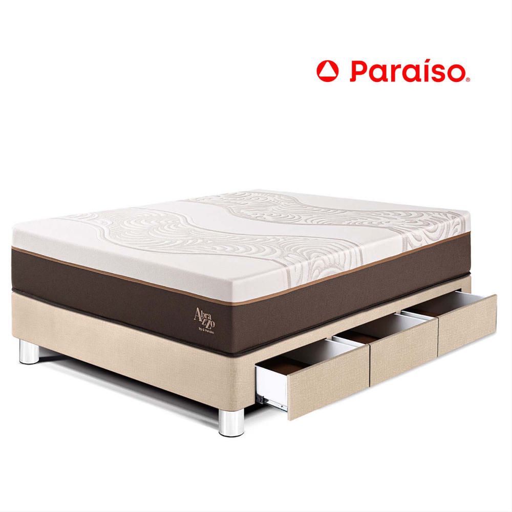 Cama con Cajones Royal Abrazzo 1.5 Plazas Champagne