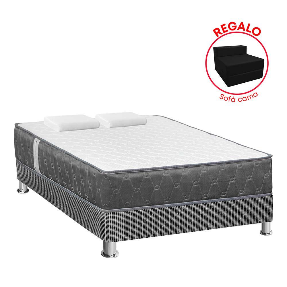 Cama Americana Acqua 2 Plazas + Sofá Cama