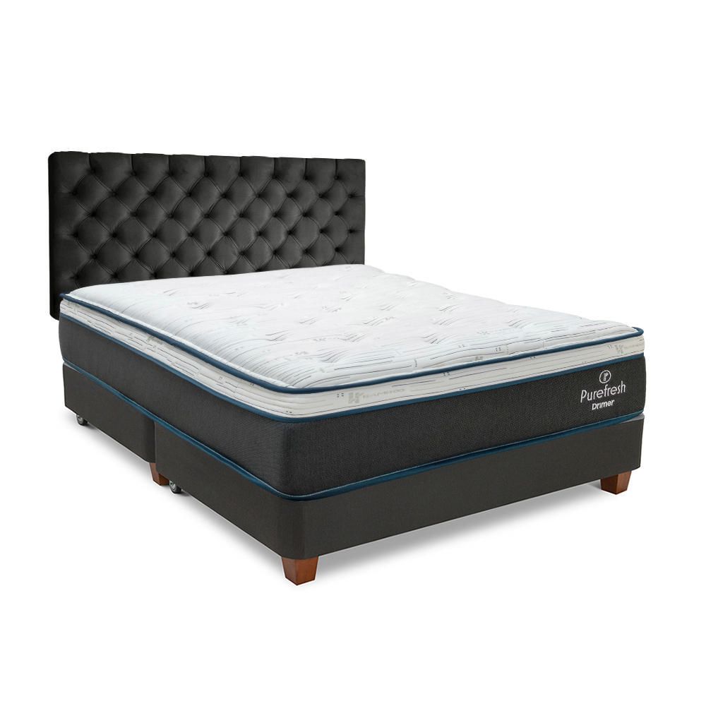 Dormitorio Americano New Pure Fresh Queen + Respaldo