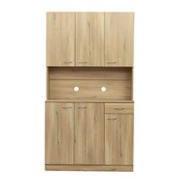 Mueble de Microondas mas Repostero Pierina color Duna TU MESITA
