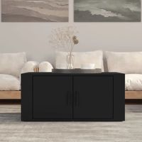 Mesa de Centro Dinora color Negro 2 puertas TU MESITA
