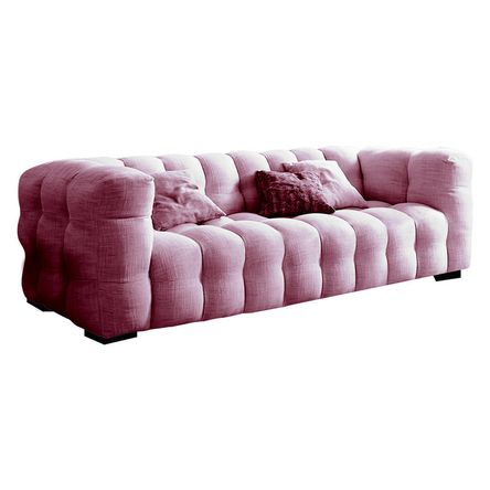 Sofa Nielsen Mavisac Color Rosado - Tela