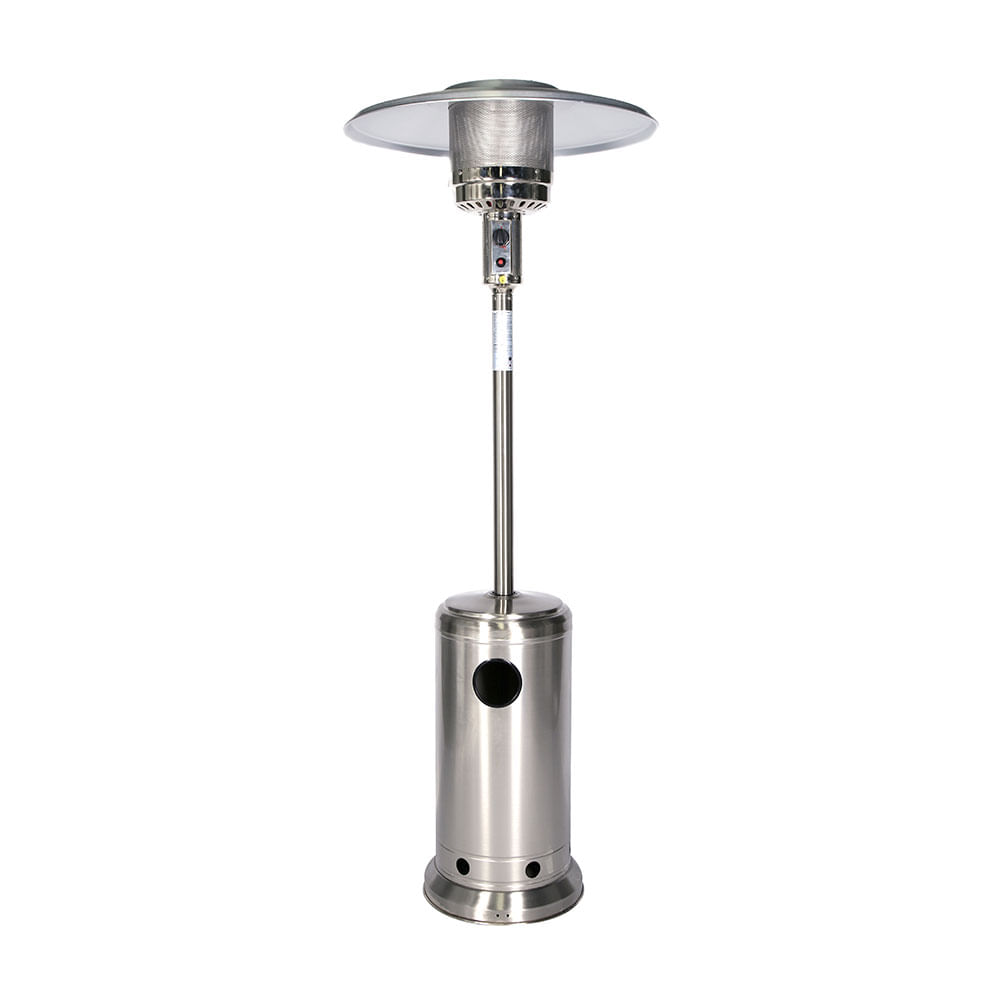 Estufa de Patio GLP Acero Inoxidable Plata 221cm Orange