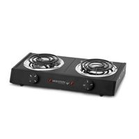 Cocineta Eléctrica Holstein 2 Hornillas Baquelita 1800W