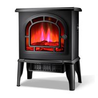 Estufa Eléctrica Tipo Chimenea 2000 W Orange